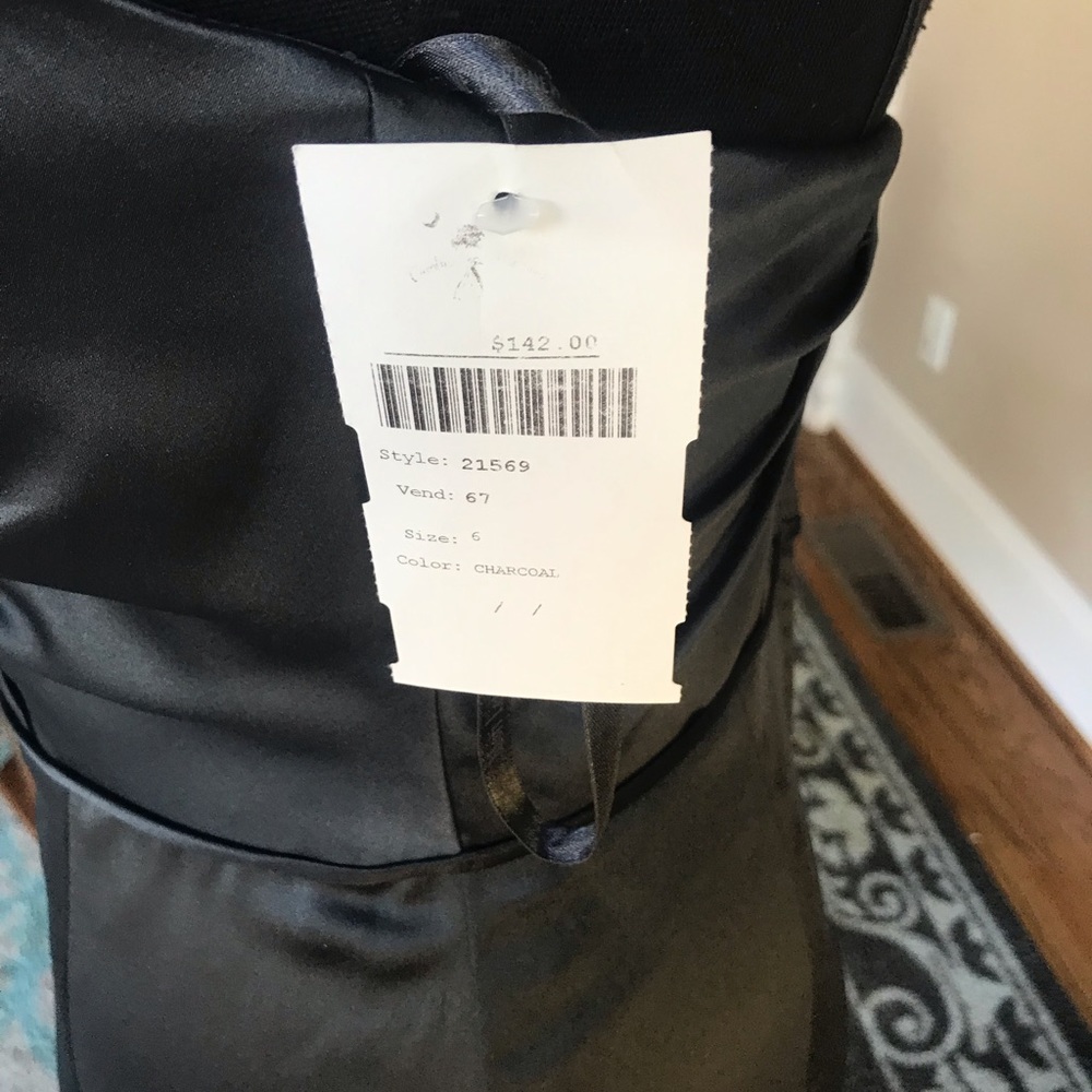 Mori Lee Style 21569 Size 6 Color Charcoal - Picture 6 of 6
